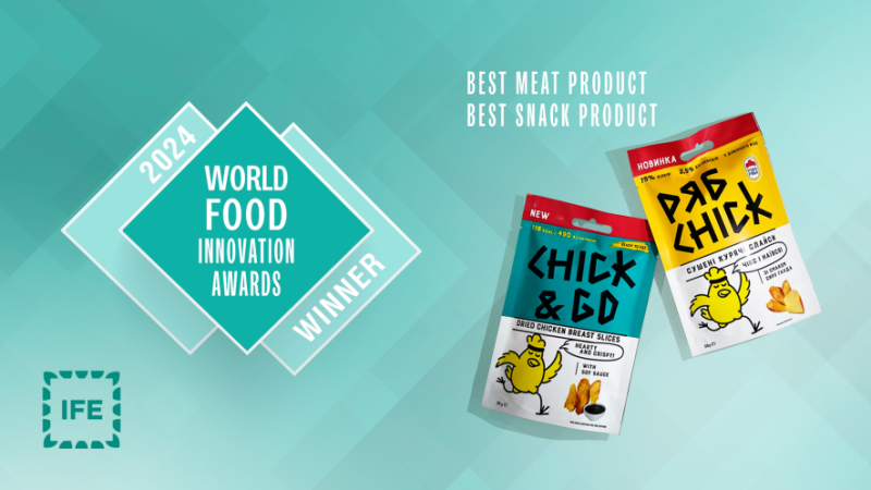 Український бренд РябChick (Chick&Go) став переможцем престижної премії World Food Innovation Awards у Лондоні