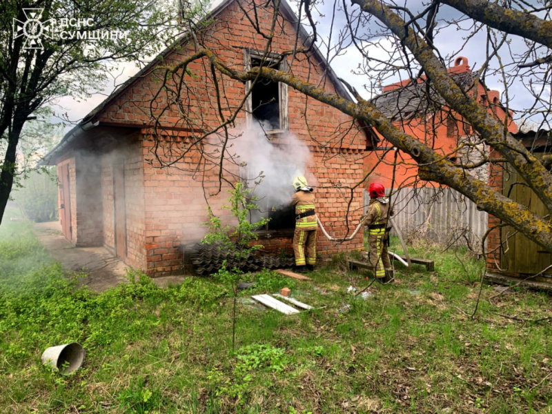 На Роменщині оперативно ліквідували пожежу