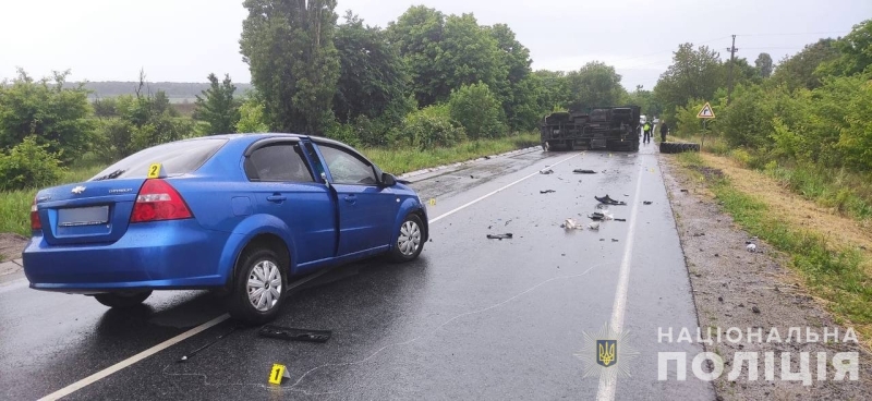 У аварії в Тульчинському районі загинув пасажир вантажівки