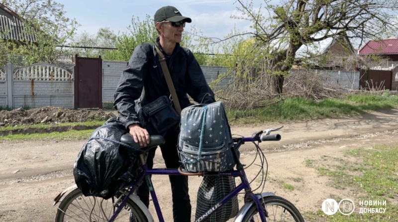 Виїхав на велосипеді під обстрілами. Житель Часового Яру розповів про ситуацію у місті