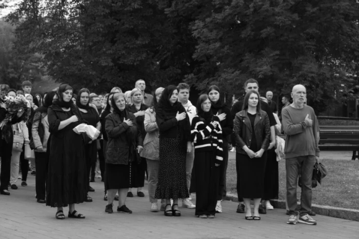 Лучани провели в останню дорогу Олександра Шевчука, який загинув у січні